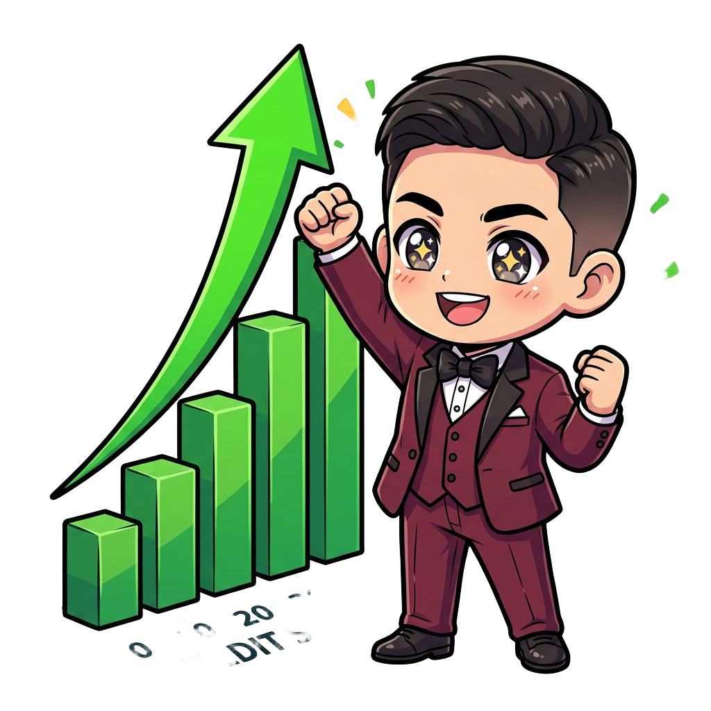 Chibi mascot illustrating Credit is a black box